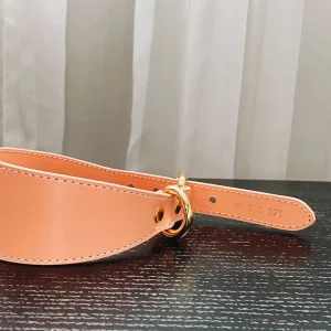 Haiwan Apricot Thin Leather Collar