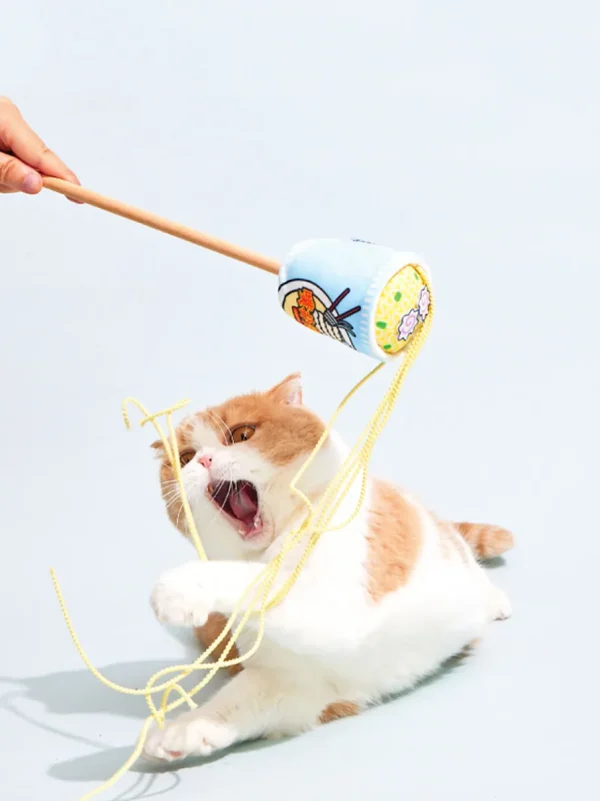 Haiwan Cup Noodle Cat Teaser with Catnip