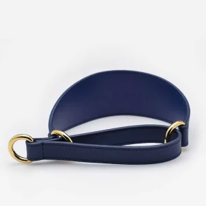 Haiwan Dark Blue Leather Martingale