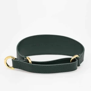 Haiwan Dark Green Leather Martingale