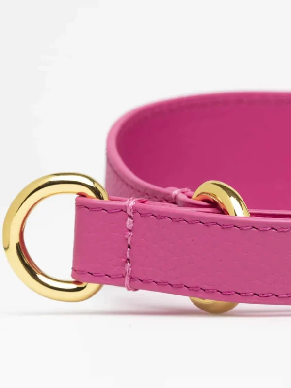 Haiwan Hot Pink Leather Martingale