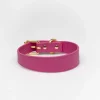 Haiwan Hot Pink Thin Leather Collar