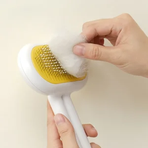 Haiwan Oblong Comb with Fur Remover