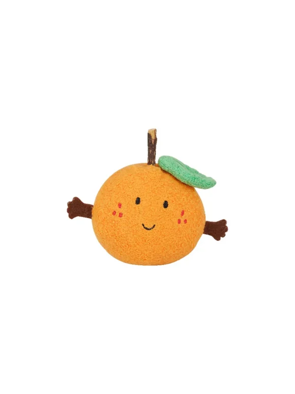 Haiwan Orange Silver Vine Crinkle Toy