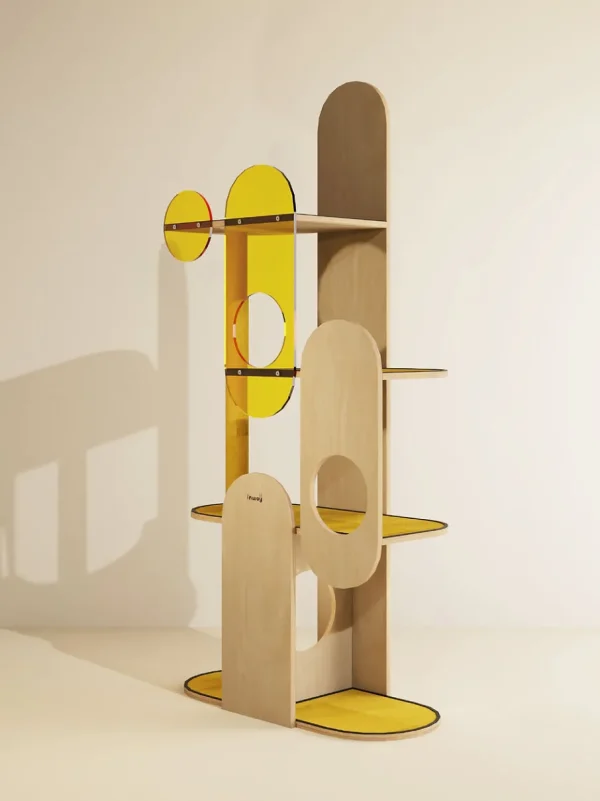 Haiwan Paddle Pop Cat Tree (Yellow)