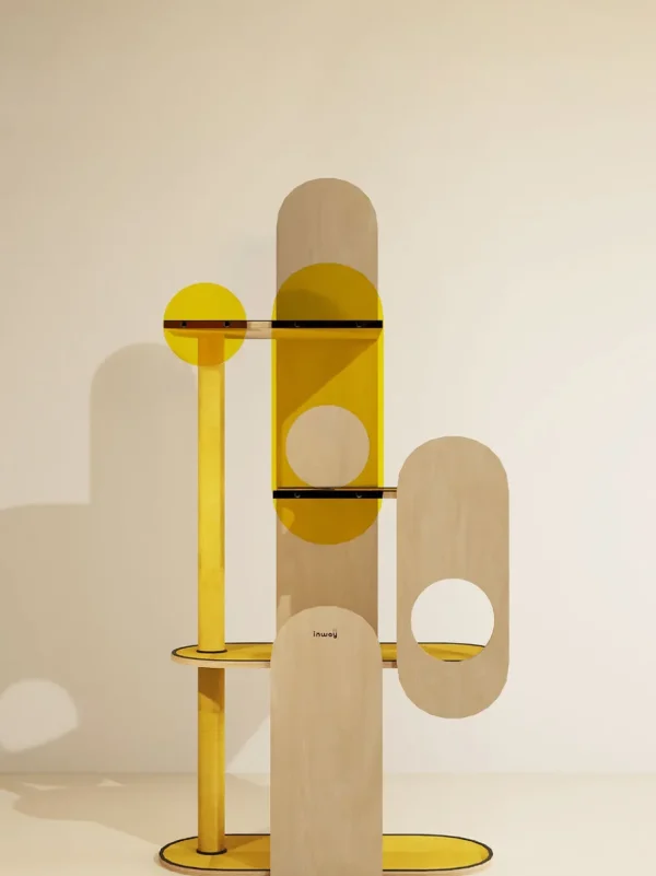 Haiwan Paddle Pop Cat Tree (Yellow)