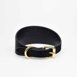 Haiwan Panther Wide Leather Collar