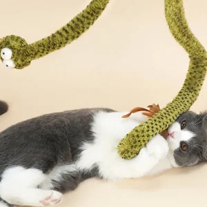 Haiwan Rattlesnake Cat Teaser with Crinkle