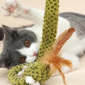 Haiwan Rattlesnake Cat Teaser with Crinkle