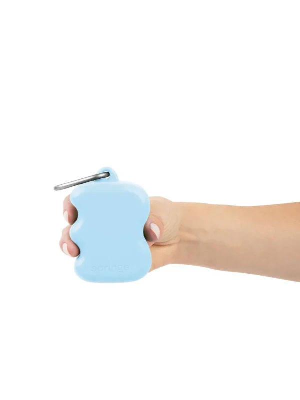 Haiwan Silicone Dog Treat Dispenser (Sky Blue)