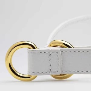 Haiwan White Leather Martingale